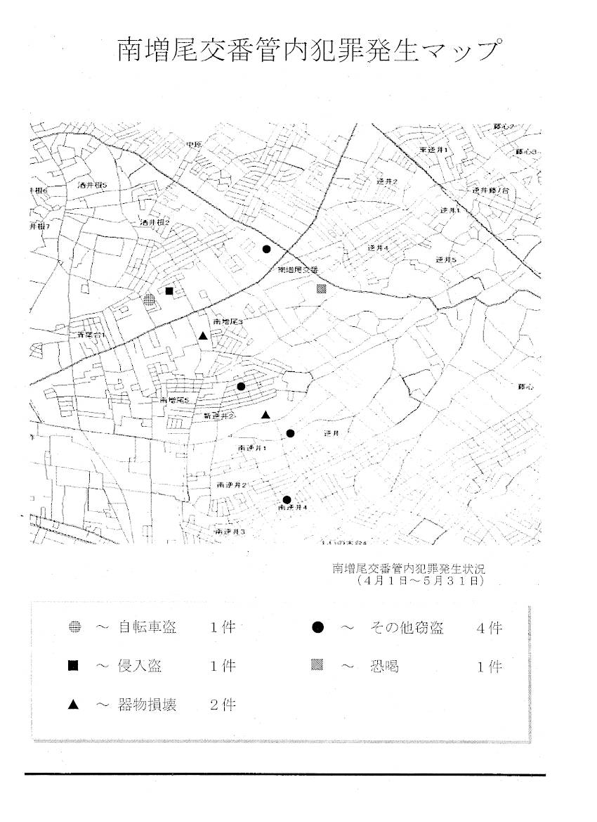 南増尾交番だより（令和２年７月号）裏