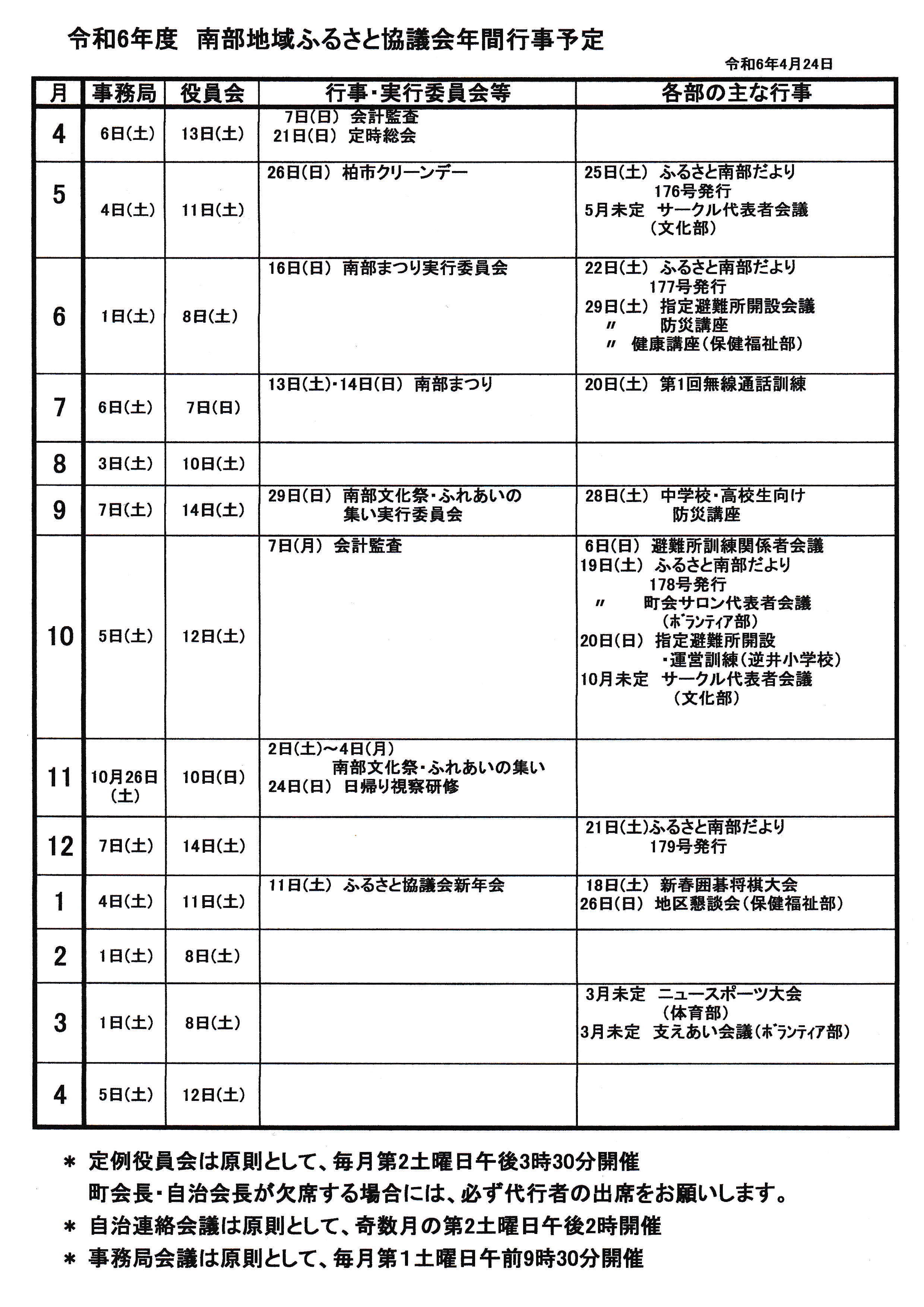 ふる協schedule2405